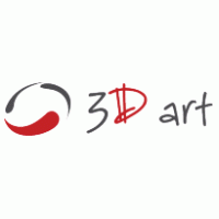 3D Art logo vector logo