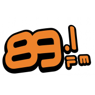 89.1 FM logo vector logo