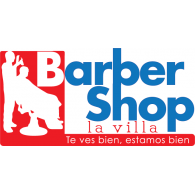 Barrber Shop La Villa logo vector logo