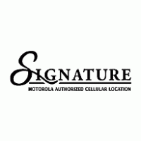 Signature logo vector logo