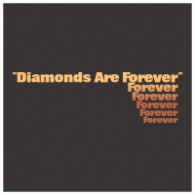 Diamonds Are Forever logo vector logo