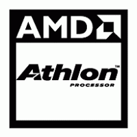 AMD Athlon processor logo vector logo