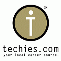 techies.com logo vector logo
