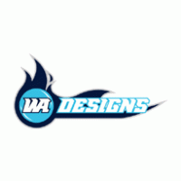 WA Designs logo vector logo
