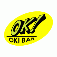 OK! Bar logo vector logo