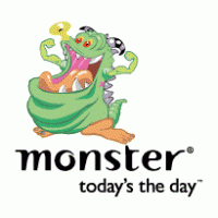 Monster Jobs logo vector logo