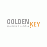 Golden Key logo vector logo