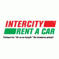 intercity rent a car logo vector logo