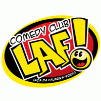 laf comedy club logo vector logo