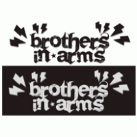 Brothers in arms logo vector logo