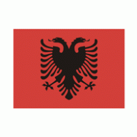 Albania flag logo vector logo