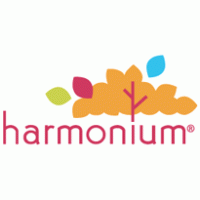 Harmonium logo vector logo