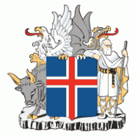 Iceland Coat of arms logo vector logo