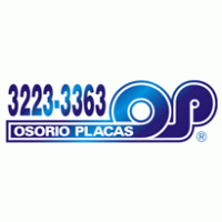 Osorio Placas logo vector logo
