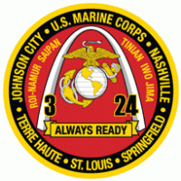 3rd Battalion 24th Marine Regiment USMCR logo vector logo