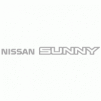 nissan sunny coupe logo vector logo