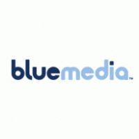 bluemedia logo vector logo