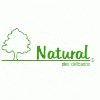 Natural Pies delicados logo vector logo