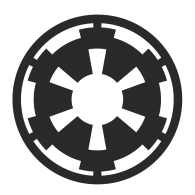 Galactic empire logo vector logo