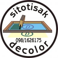 Sitotisak Decolor logo vector logo