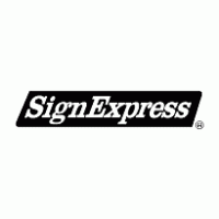 SignExpress logo vector logo