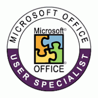 Microsoft Office User Specialist logo vector logo