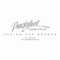 Packshot design atelier logo vector logo