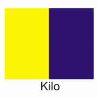 Kilo Flag logo vector logo