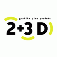 2+3D Grafika plus Produkt logo vector logo
