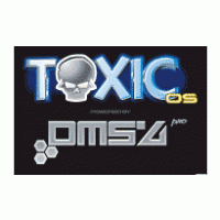 ToxicOS powered by DMS4 PRO logo vector logo