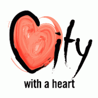 City with a Heart logo vector logo