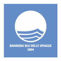 Bandiera blu logo vector logo