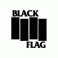 black flag band logo logo vector logo