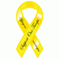 yellow Ribbon logo vector logo