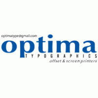 optima typographics logo vector logo