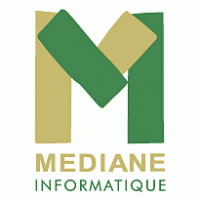 Mediane Informatique logo vector logo