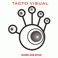 Tacto visual logo vector logo