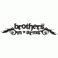 Brothers in arms logo vector logo
