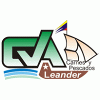 CVA Leander Carnes y Pescados logo vector logo