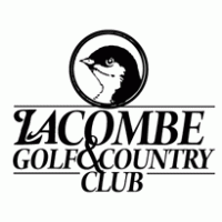 lacombe golf & country club logo vector logo
