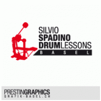 Spadino Drums logo vector logo