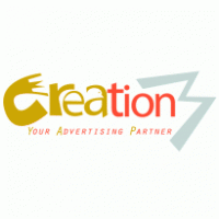 Creation M logo vector logo