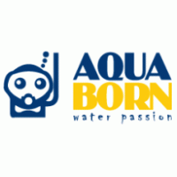 Aqua Born logo vector logo
