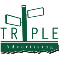 Triple Advertising logo vector logo
