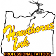 Hawthorne Ink Tattoo logo vector logo