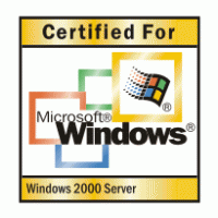 Microsoft Windows 2000 Server logo vector logo