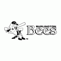Burlington Bees logo vector logo
