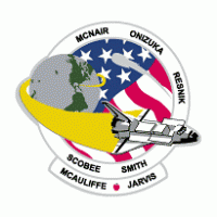 Challenger mission patch logo vector logo