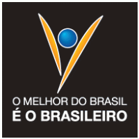 O melhor do Brasil e o brasileiro logo vector logo