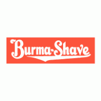 Burma Shave logo vector logo